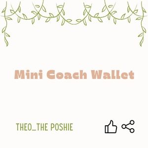 Mini Coach Wallet